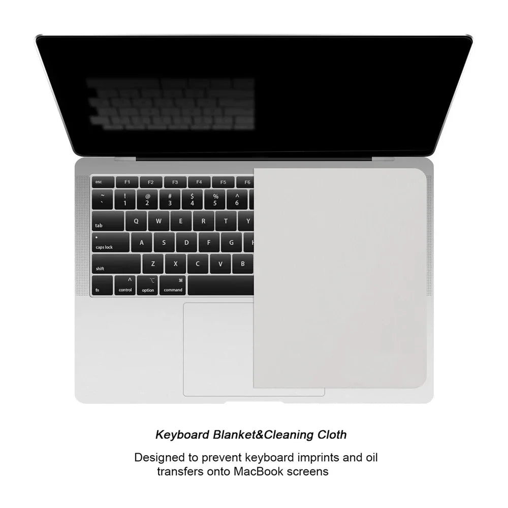 Dustproof Keyboard cloth For Apple Macbook Pro 13 Inch M1 M2 Pro 13 15 16 Inch Screen Cleaning Blanket Cloth Protection Film Qme