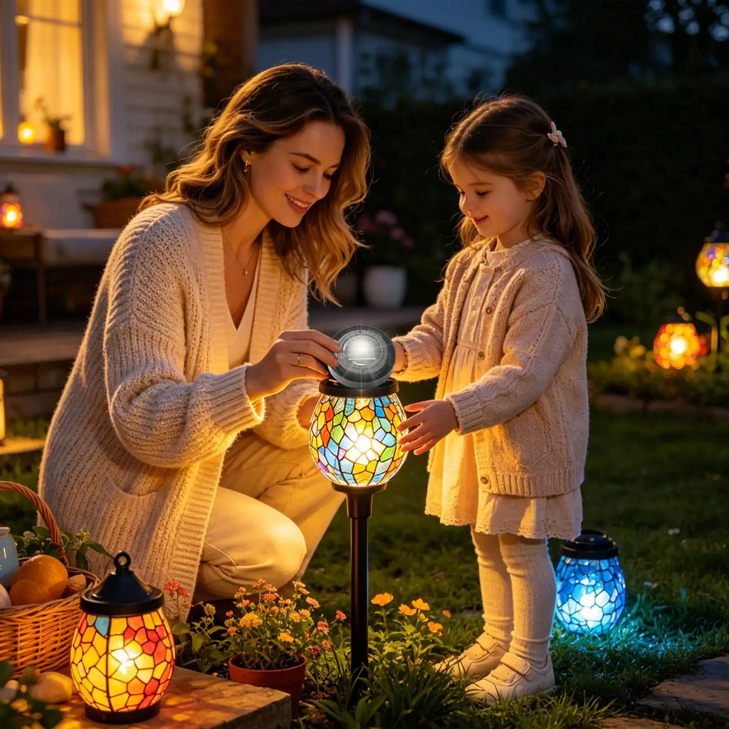 Solar Replacement Lights Lanterns 2 Garden Lighting Parts Yard Qme