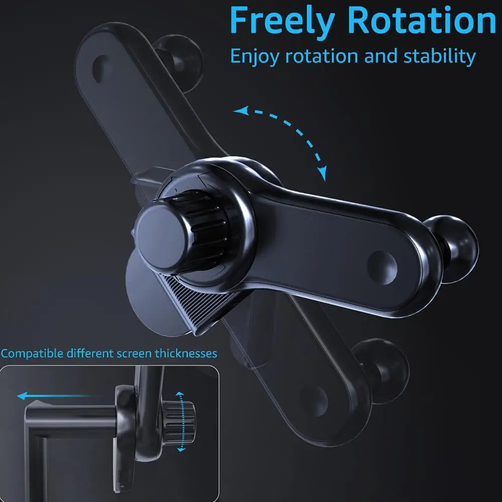 17mm Universal Standard Ball Head Car Display Extension Rod Phone Stand Base Adjustable 360 Degrees Mount For Tesla Accessories Qme