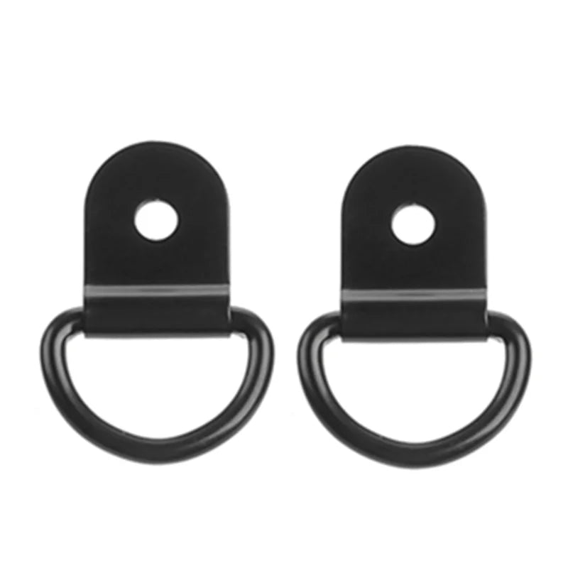 20pcs D Ring Tie Down Small Steel D Rings Anchor Lashing Ring for Loads on Case Truck Cargo Trailers RV Boats Aperture Qme
