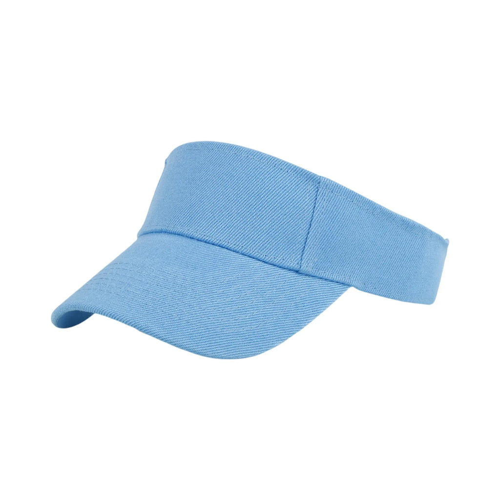 Children's Classic Solid Color Sun Shaded Hat Fashion Empty Top Hiking Running Sports Visor Cap Tennis Baseball Adjustable Caps Qme