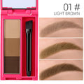 Waterproof Professional Eyebrow Powder Black Brown Coffee Lasting Qme 01