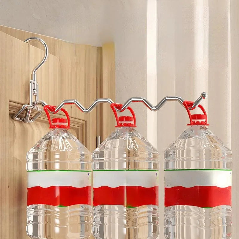 Folding Stainless Steel Clothes Hanger Multifu Travel Hotel Drying Hanger Essential Trips Home Simple Hanging Clothes Hangers Qme