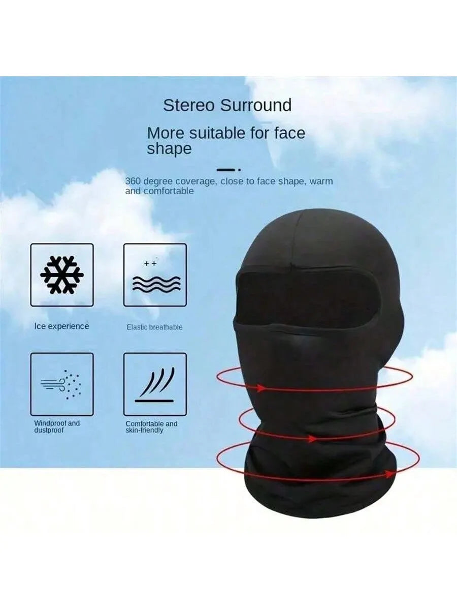 Full Windproof Mask Cover Men's Women's Sunshade Masks Qme