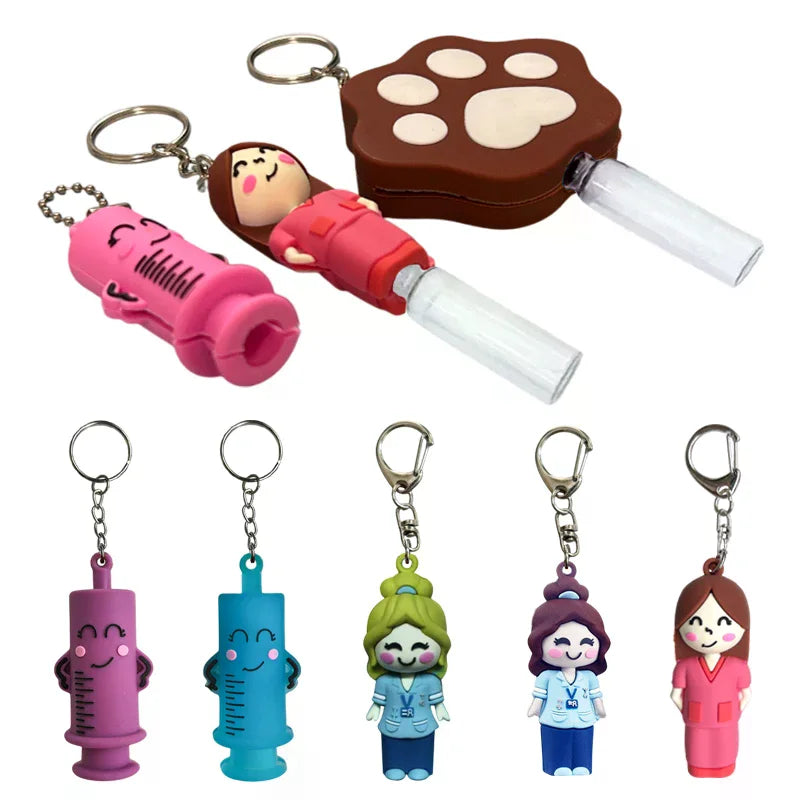 Shaped Ampoule Bottle Opener Keychain Rubber Cutter Aid Medication Vial Breaker Tool For Home Nurses And Doctors Qme
