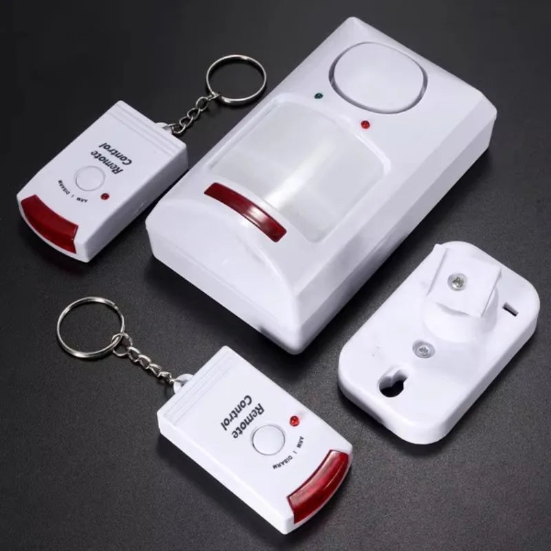 ESCAM NEW Portable IR Wireless Motion Sensor Detector + 2 Remote Home Security Burglar Alarm System Easy To use Qme Default Title