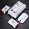 ESCAM NEW Portable IR Wireless Motion Sensor Detector + 2 Remote Home Security Burglar Alarm System Easy To use Qme Default Title