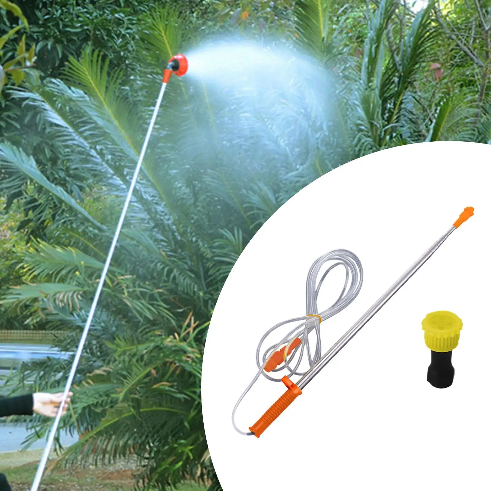 Sprayer Wand Telescopic Gardening Sprayer Rod Gardening Tools 19.6-98.4In Agricultural Sprayer Wand Wand Sprayer Accessories for Qme