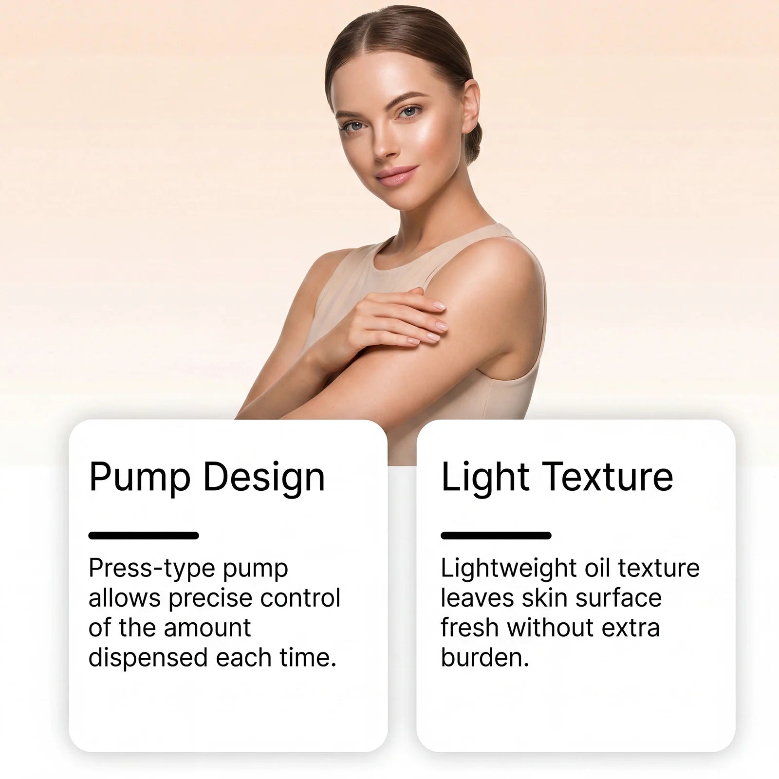 OceAura Firming Body Oil for Neck Chest Thigh Fast Absorbing Hydrating Skin Softener Plumping Anti Sagging Body Skin Care Oil Qme