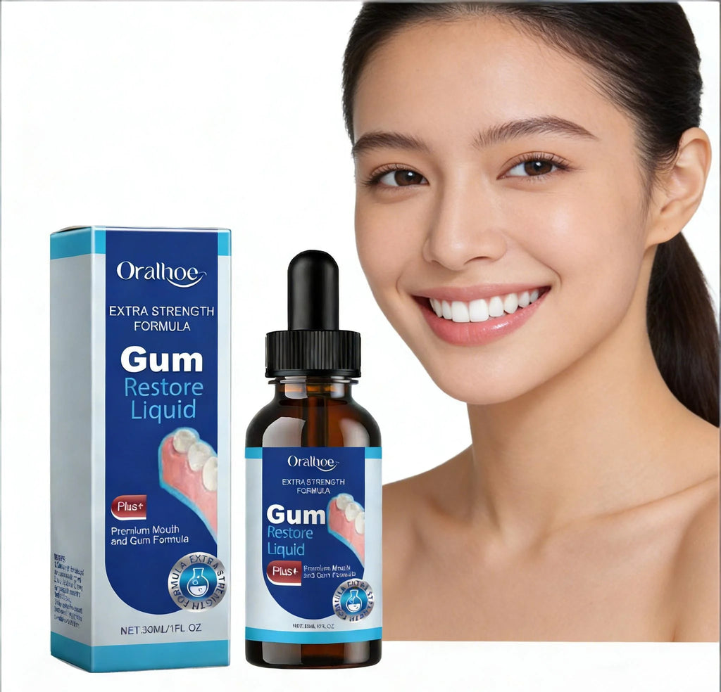 Gum Repair Serum Relieve Gingival Swelling Improve Tooth Sensitivity Removal Odor Reduce Yellow Stain Whiten Mouth Care Liquid Qme