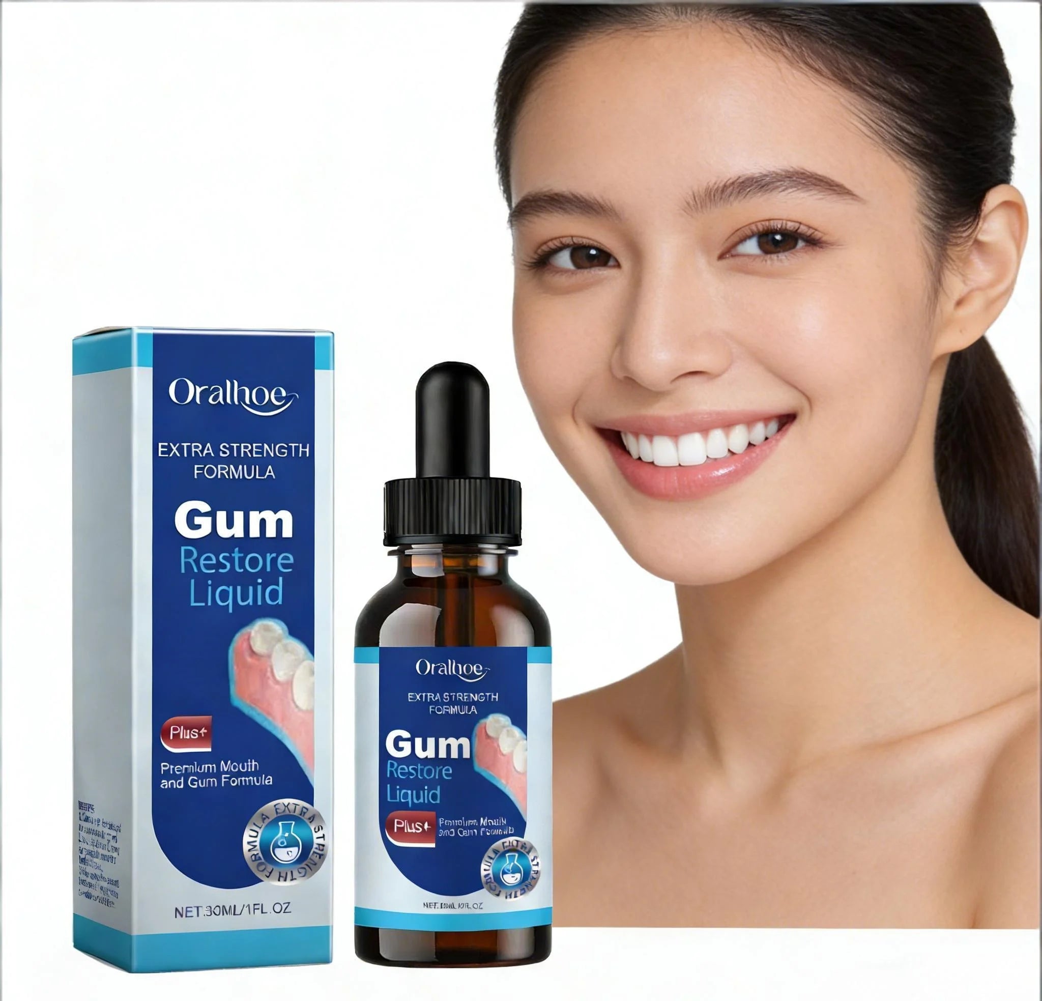Gum Repair Serum Relieve Gingival Swelling Improve Tooth Sensitivity Removal Odor Reduce Yellow Stain Whiten Mouth Care Liquid Qme
