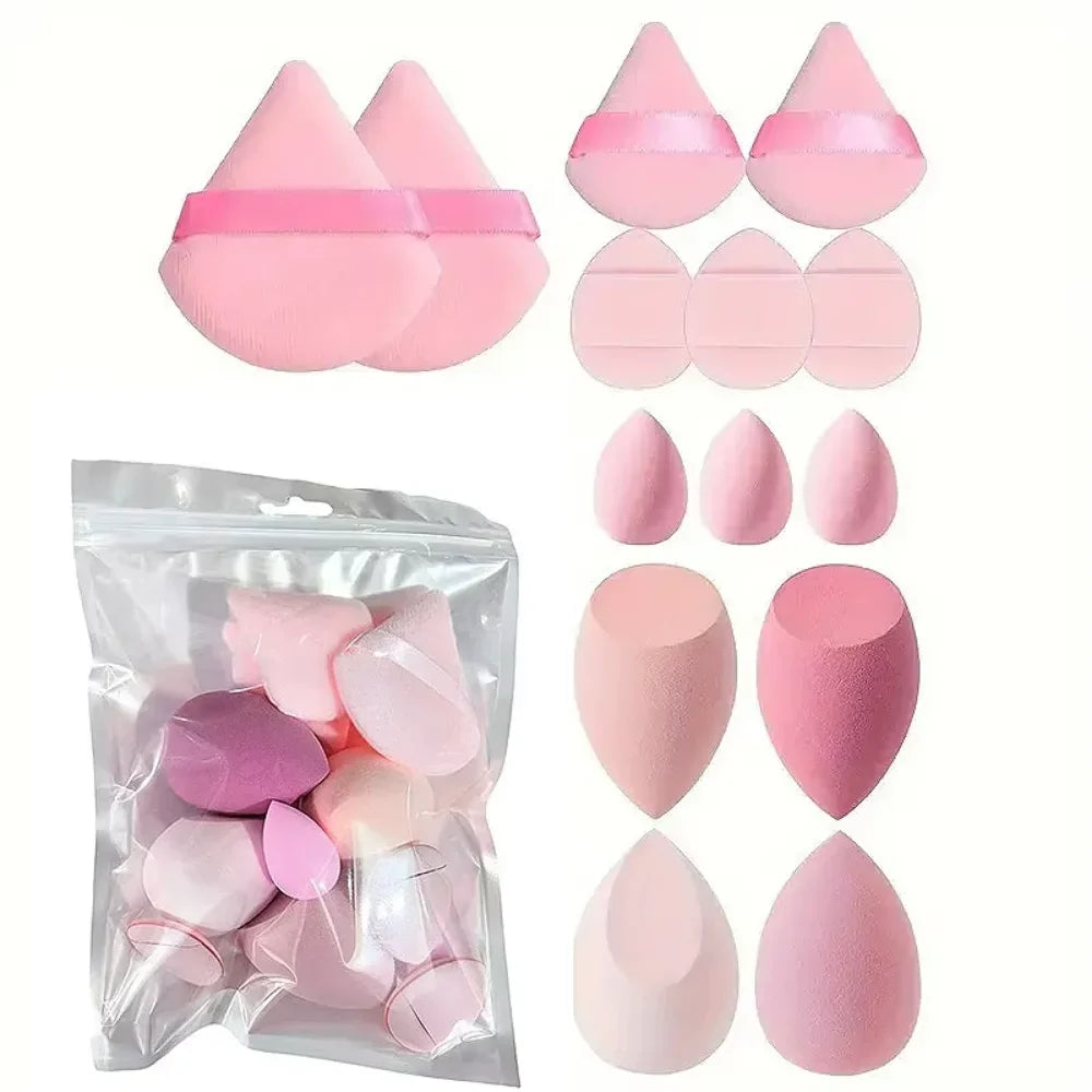 Makeup Sponge Velvet Cosmetic Blenders Finger Puff Foundation Puffs Qme