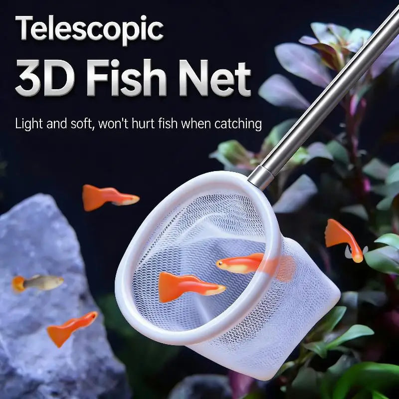 Catchin Fish Shrimp Tank Aquarium Accessories Fishing Landing Net Qme