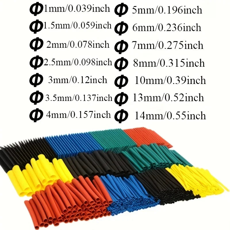 Heat Shrink Tubing • Electrical Connection Cable • Suitable for Electrical Insulation Protection Sleeves for Home Qme