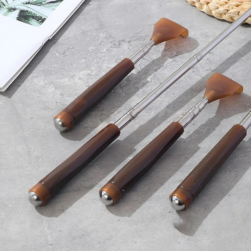 Extendable Magnetic Ball Hackle Back Scratcher Magnet Telescopic Qme