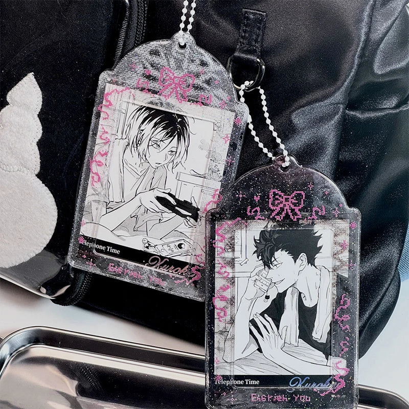 Pixel Kpop Photocard Holder ID Badge Student Bus Card Protective Qme