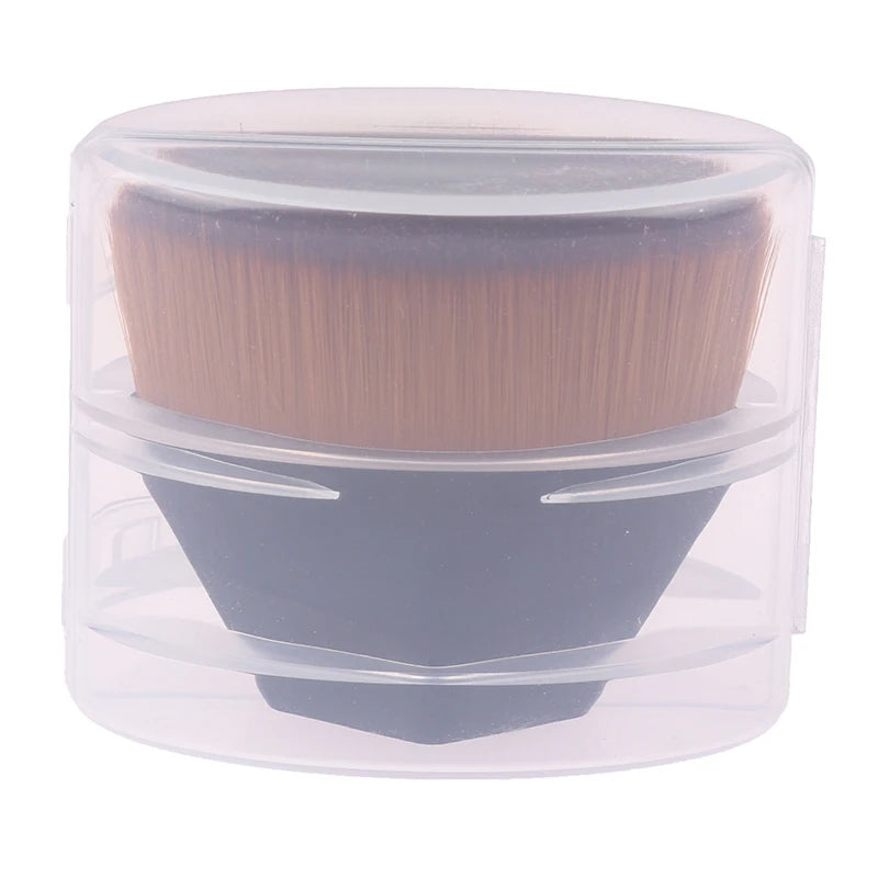 Professional Grade Foundation Brush Petal-shaped Flat Kabuki Cream Qme Black