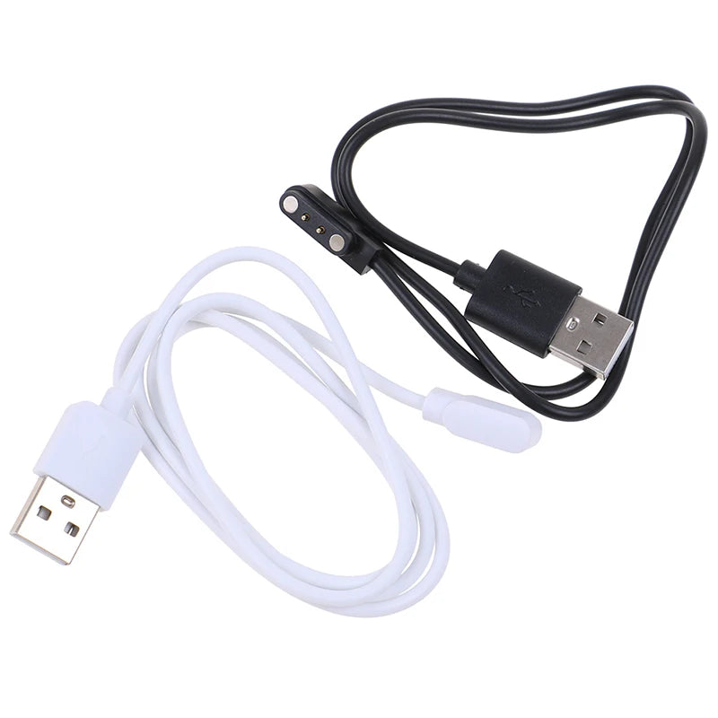 Universal Magnetic 2 Pin Spacing Wristbands Charge Cable Smart Watch Qme