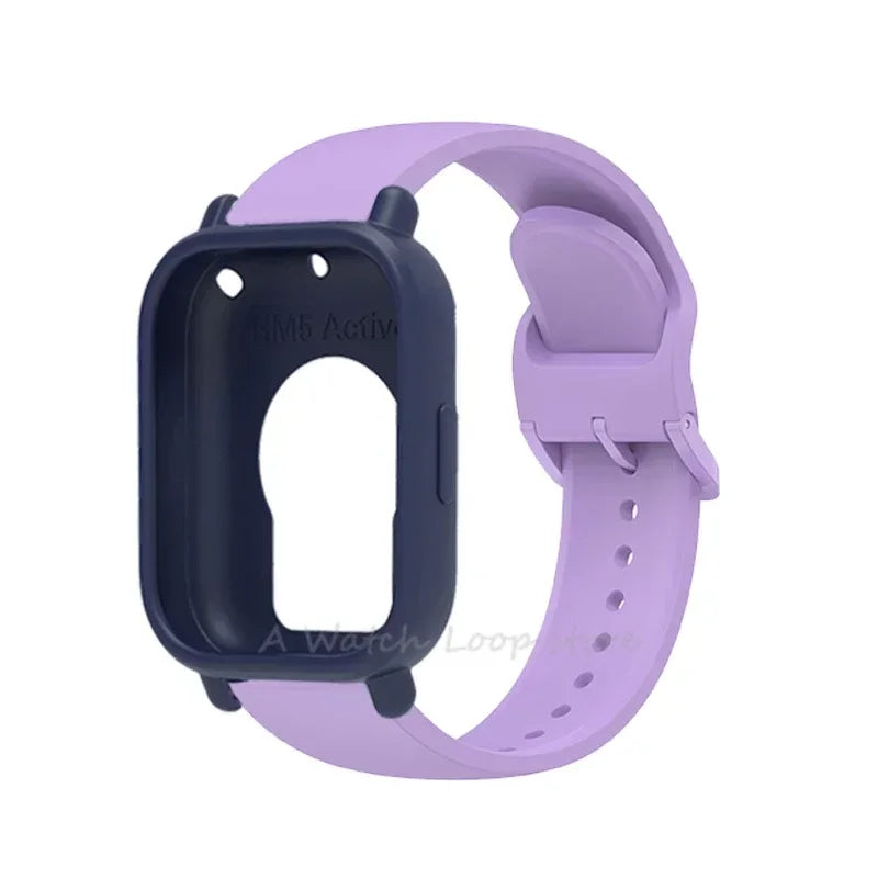 Silicone Case Strap Redmi Watch 5 Lite Active Repacement Bracelet