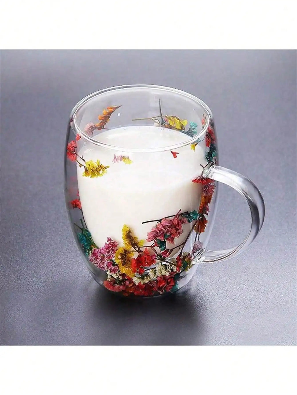 Double-layer Heat-resistant Glass Coffee Cup Beautiful Choice Made Qme