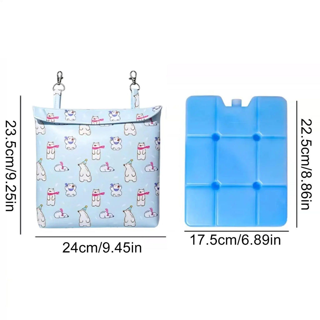 Hamster Cage Ice Pack Hot Weather Bunny Cage Cool Down Pouch Hedgehog Nest Ice Pack For Pet Parents Trainers Animal Lovers Qme