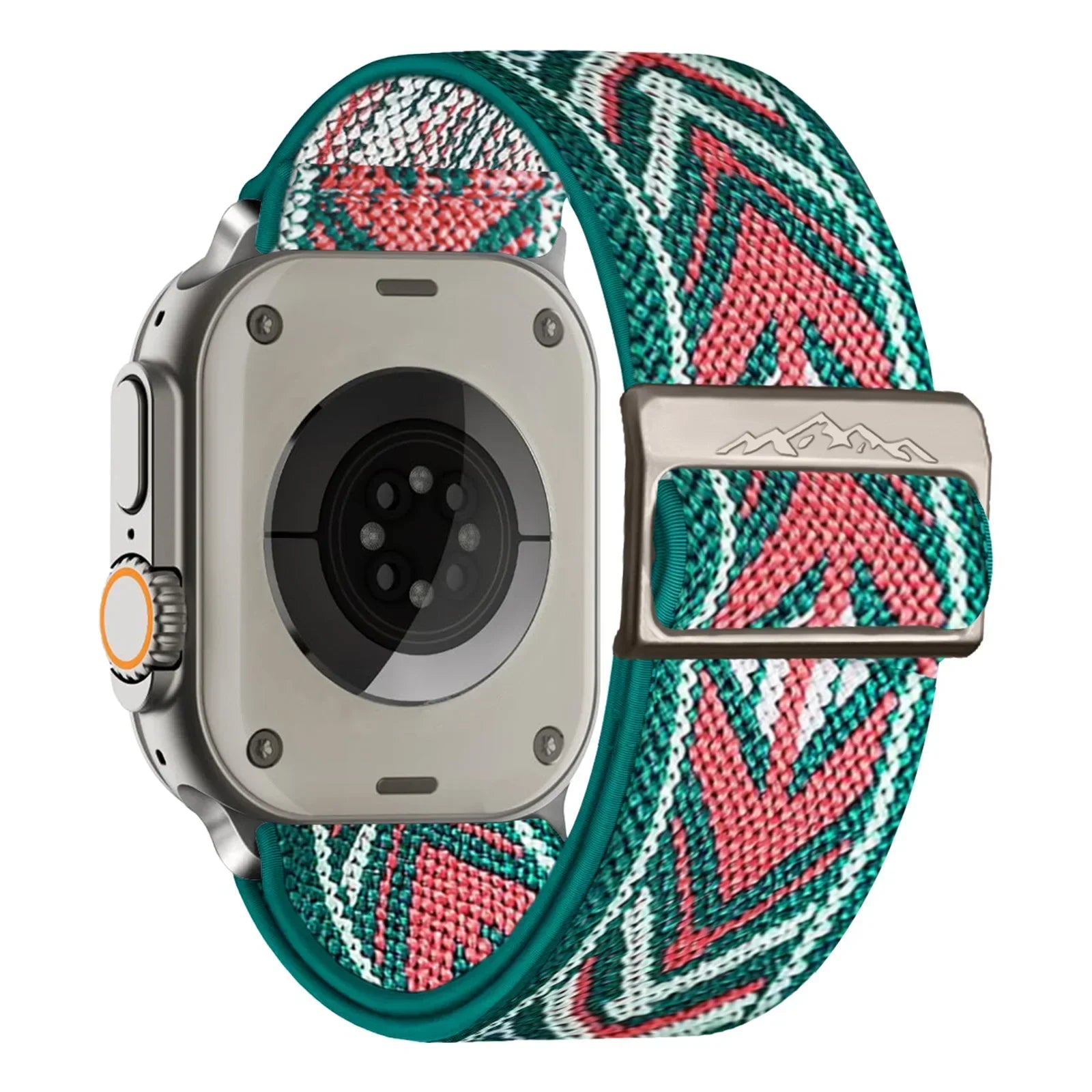 Nylon Strap for Apple Watch Band IWatch Series 9 8 7 SE Ultra 2 Bracelet 44mm 45mm 49mm 40mm 41mm Correa Watchband Accessories Qme arrowhead 42mm 44mm 45mm 49mm