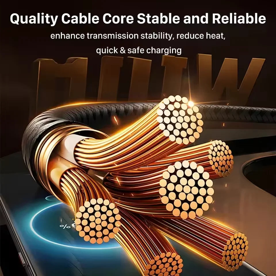 240W PD Fast Charging Type C to Type C Cable 100W Quike Charging USB A to Type C Data Cable For iPhone Samsung Xiaomi Huawei Qme