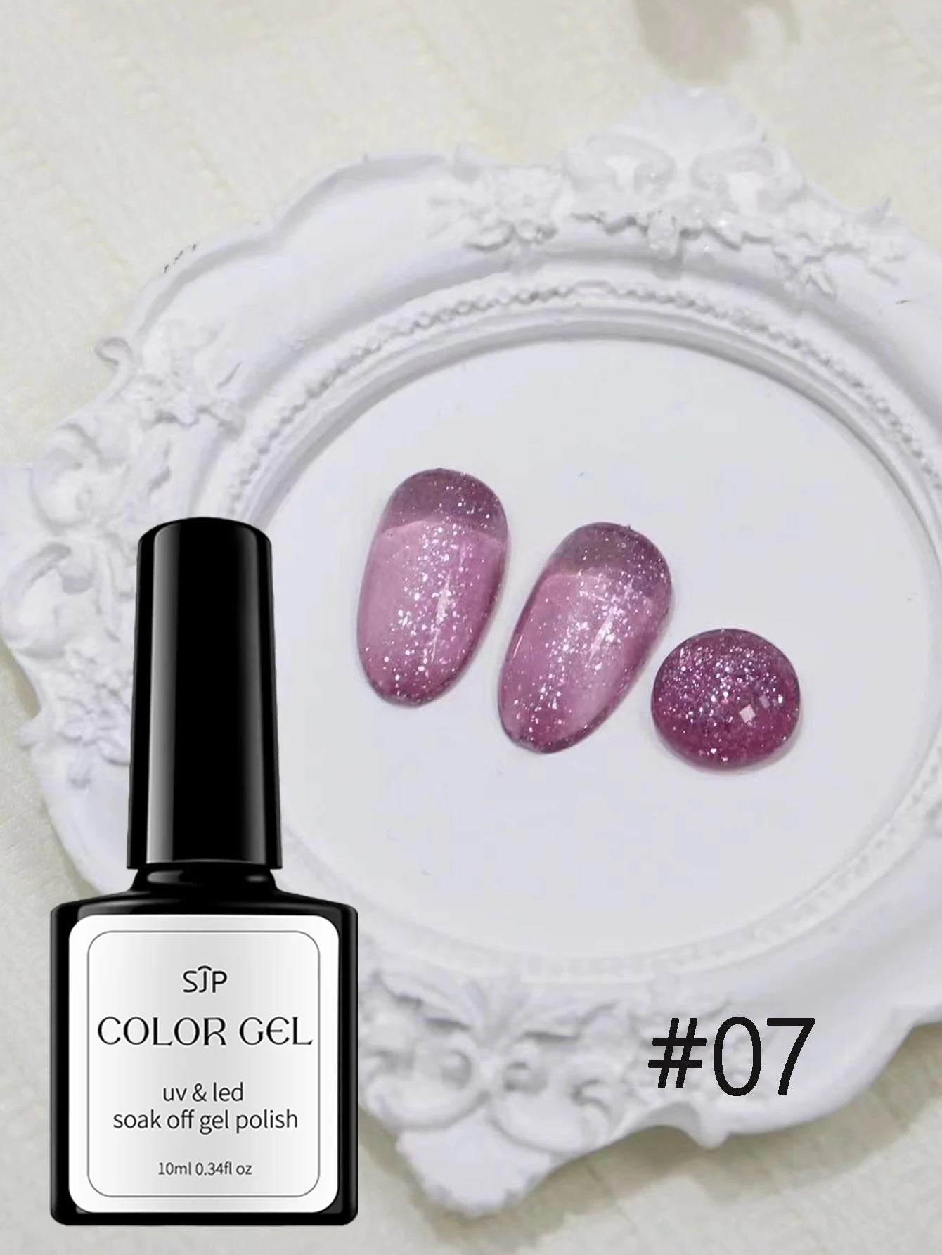 Colored Opal Snow Melting Gel Nail Polish UV DIY Art Charm Suitable Qme 07