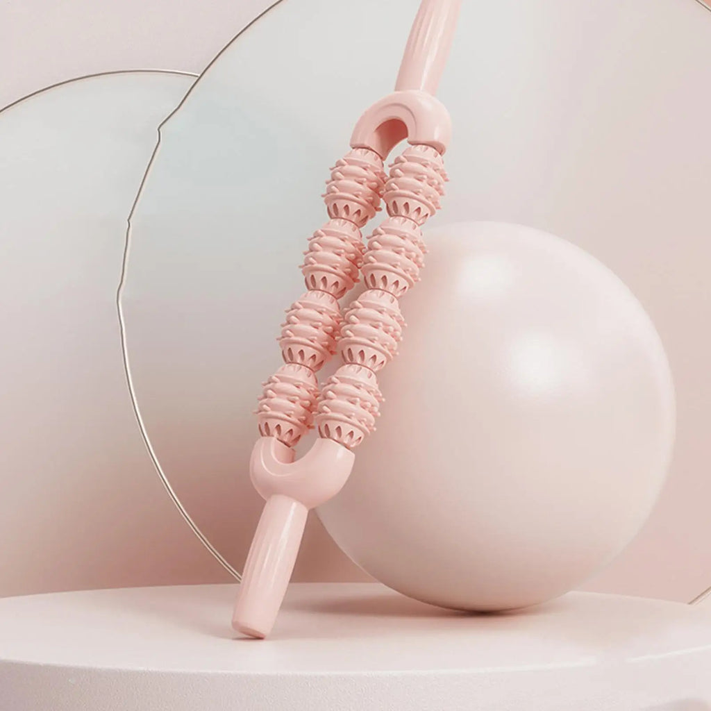 Massage Stick Deep Tissue Massage Roller Stick Non-Slip Massager for Body Neck Back Arms Cramps Tightness Daily Warm up Home Qme