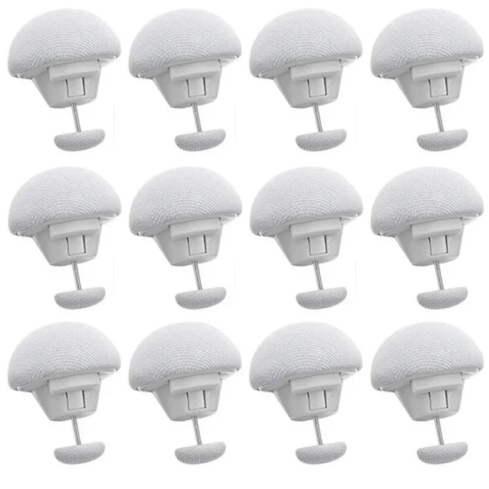 60-4PCS Bed Sheet Clip Quilt Anti Slip Safety Fixing Clip Blanket Anti Slip Deformation One Key Unlock Fastener Bed Accessories Qme White 12pcs