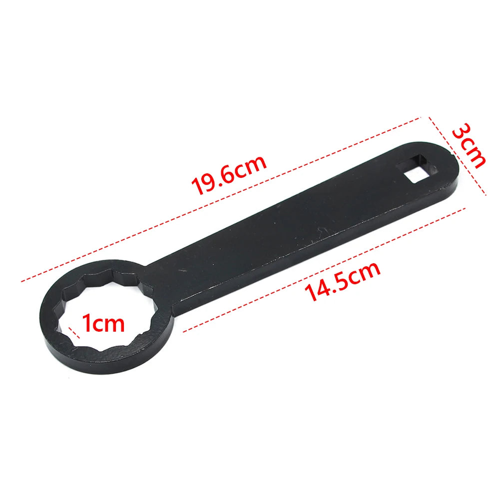 36mm Adjust Belt Tension Rear Axle Nut Torque Adapter Mufflers Removal Not Needed Adjusting Belt Tension Wrench Steel for Harley Qme
