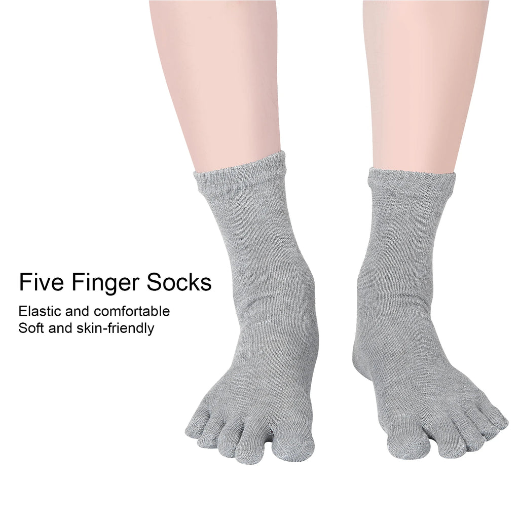 5pairs Toe Socks Breathable Five Finger Socks Prevent Foot Odor Running Yoga Socks for Men Breathable Finger Socks Men Toe Socks Qme
