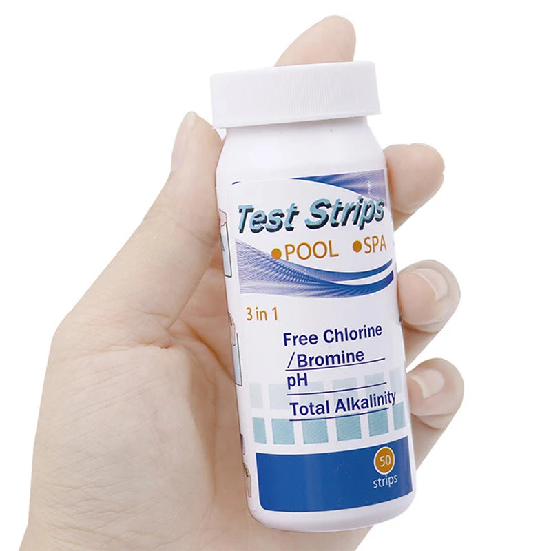 Chlorine PH Test Strips SPA Swimming Pool Water Tester Paper Residual Qme