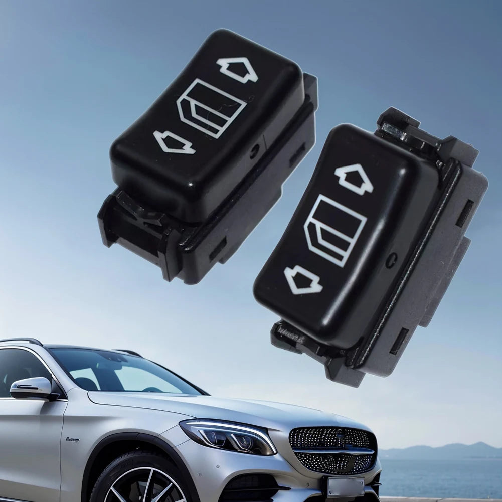 2Pcs Left & Right Control Power Window Switch Replace 1248204510 1248204610 for Mercedes W124 W126 W201 Qme