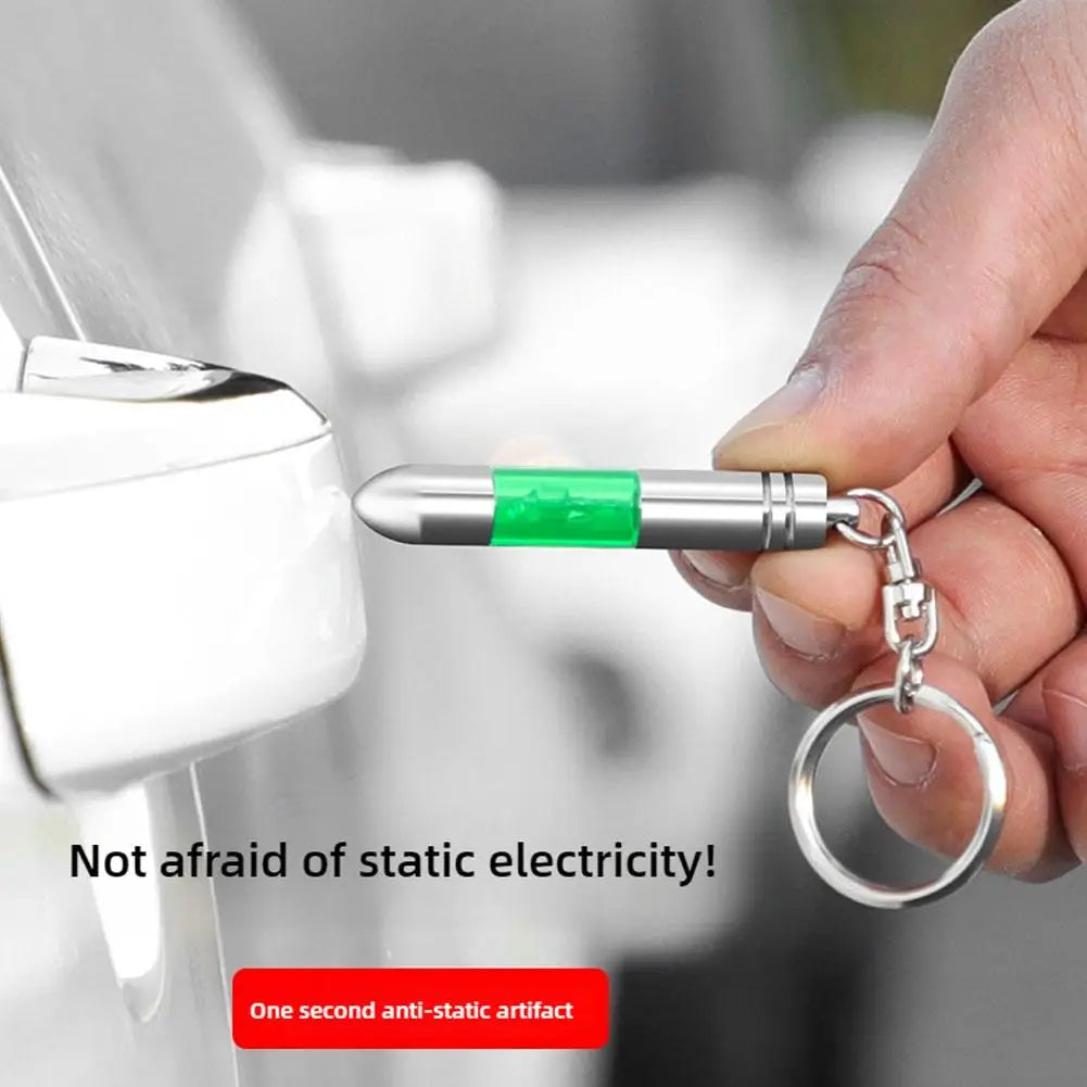 Human Body Static Eliminator Portable Anti-Static Keychain Static Electricity Remover Discharge Key Chain For Human Body Qme