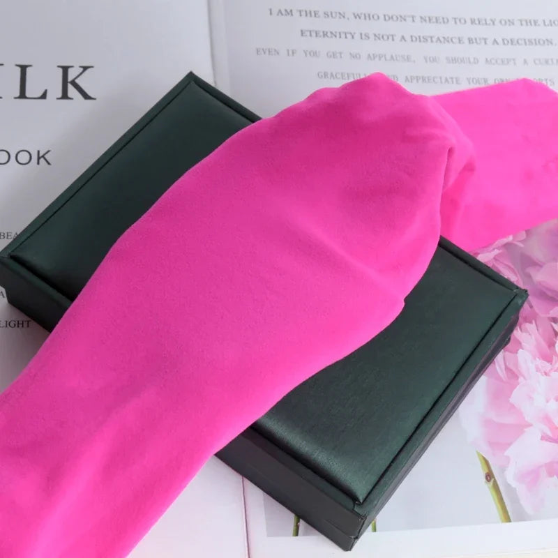 Women's Vintage Red Pantyhose Spring Autumn Velvet Elastic Y2k Slim Qme rose red One Size