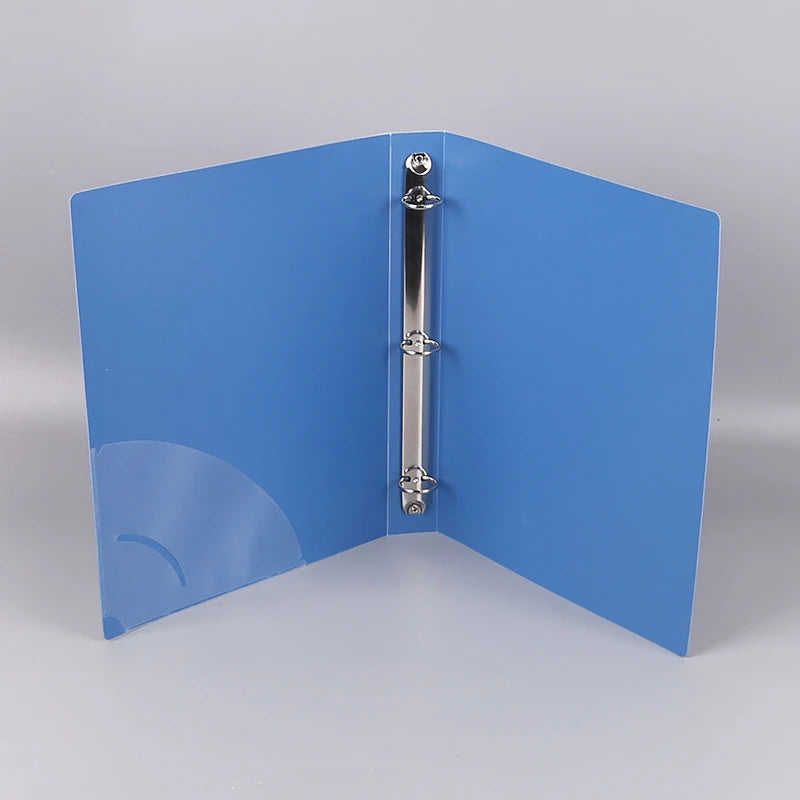 Office Materials Storage Folder Loose Leaf Transparent Data Book File Qme