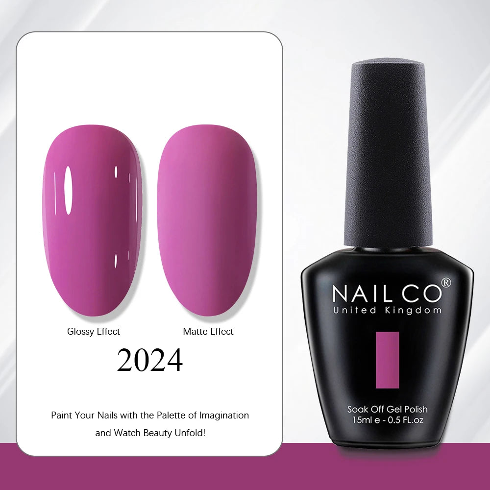 NAILCO Nail Gel Polish Autumn Product Art Soak Off UV Varnish Lacquer Qme 2024