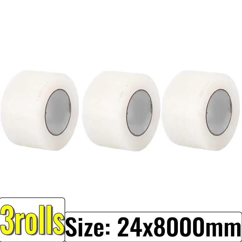  8M/Roll PE Facial Tape Breathable Professional Cosplay Makeup Tape Transparent Lift Wrinkles Doulble Eyelid Tape Makeup Tool Qme 3PCS