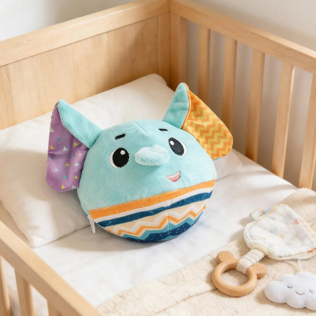 Interactive Music Plush Crawling Learning Sensory Bouncy Ball Musical Sensory Toys For Boy Girl Kids Talking Communication Qme