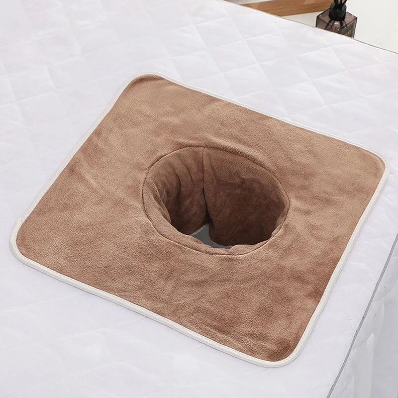 35 Velvet Thickened Beauty SPA Massage Table Planking Face Towel Qme Brown