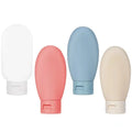 Refillable Bottle Soft Lotion Container Squeeze Tube Empty Portable Qme Dark Colorful 60ml