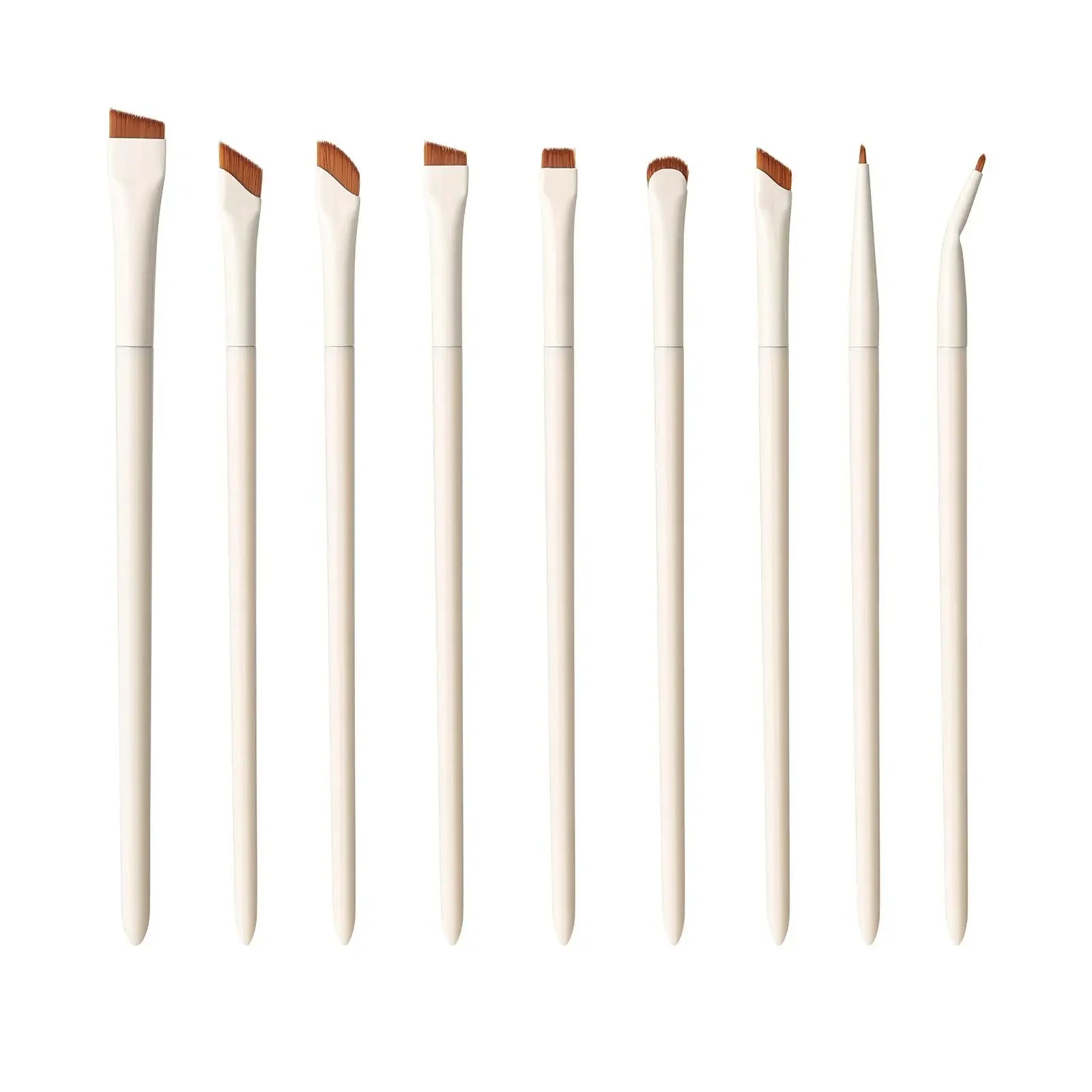 Makeup Brushes Set Upgrade Blade Eyeliner Brush Fine Oblique Head Eyebrow Brush Under The Eyes Place Precise Detail Brush Qme 9pcs