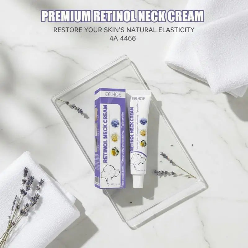 Neck Tightening Retinol Cream Deep Hydration Wrinkle Smoothing Daily Qme