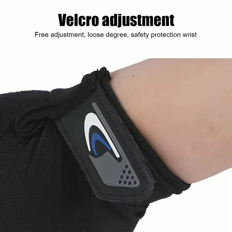 Summer Men Fishing Gloves Women Two Finger Cut Male Touchscreen Qme
