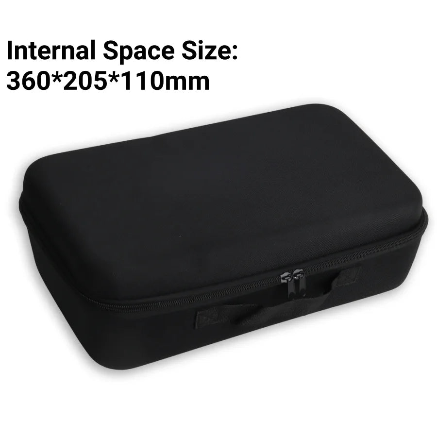 3-size Large Capacity Tools Bag Electric Drilling Tool Shockproof Bag Portable Outdoor Electrician Hardware Tool Waterproof Bag Qme Black - XL