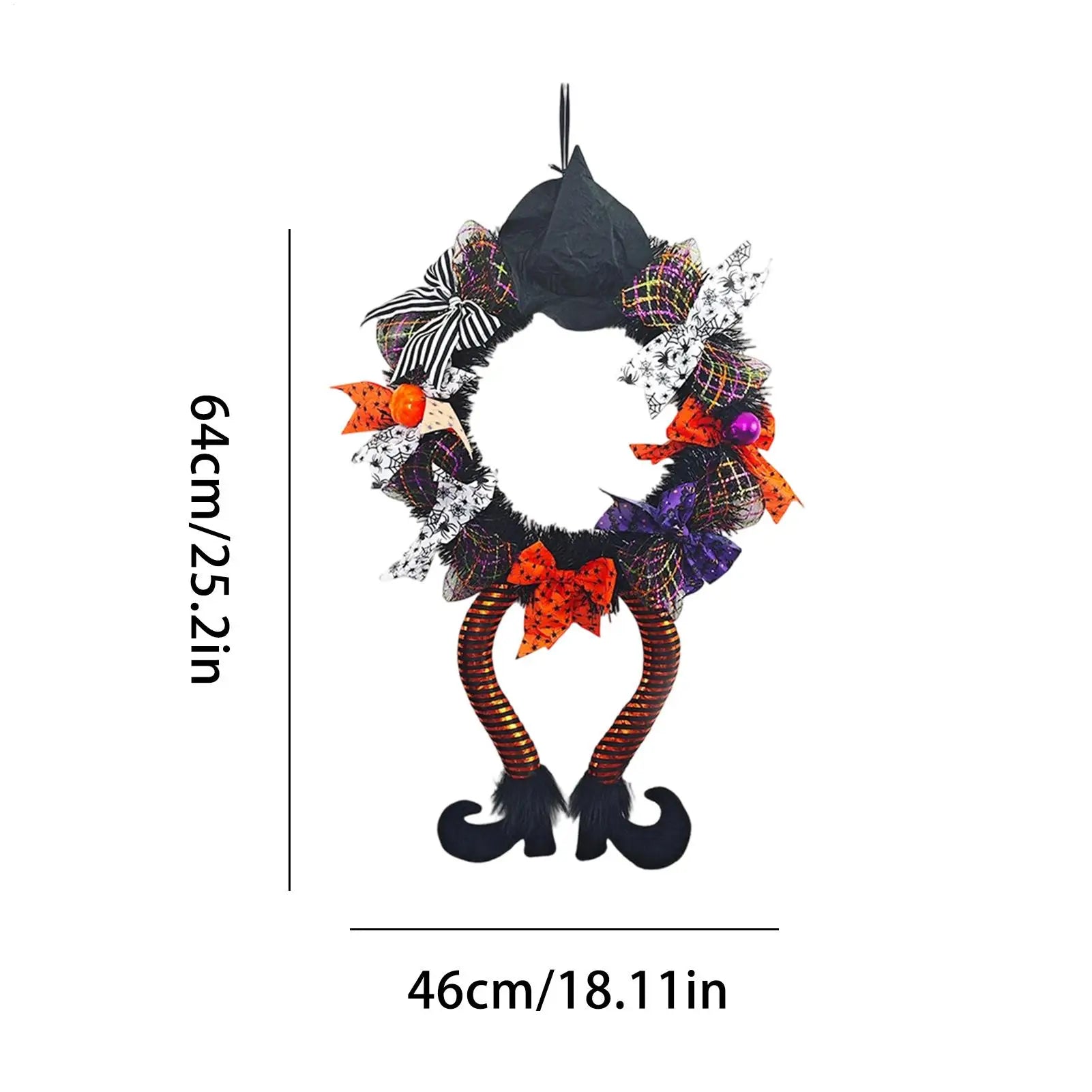 Halloween Wreath Decoration Decorative Display Sign Decorations Home Qme