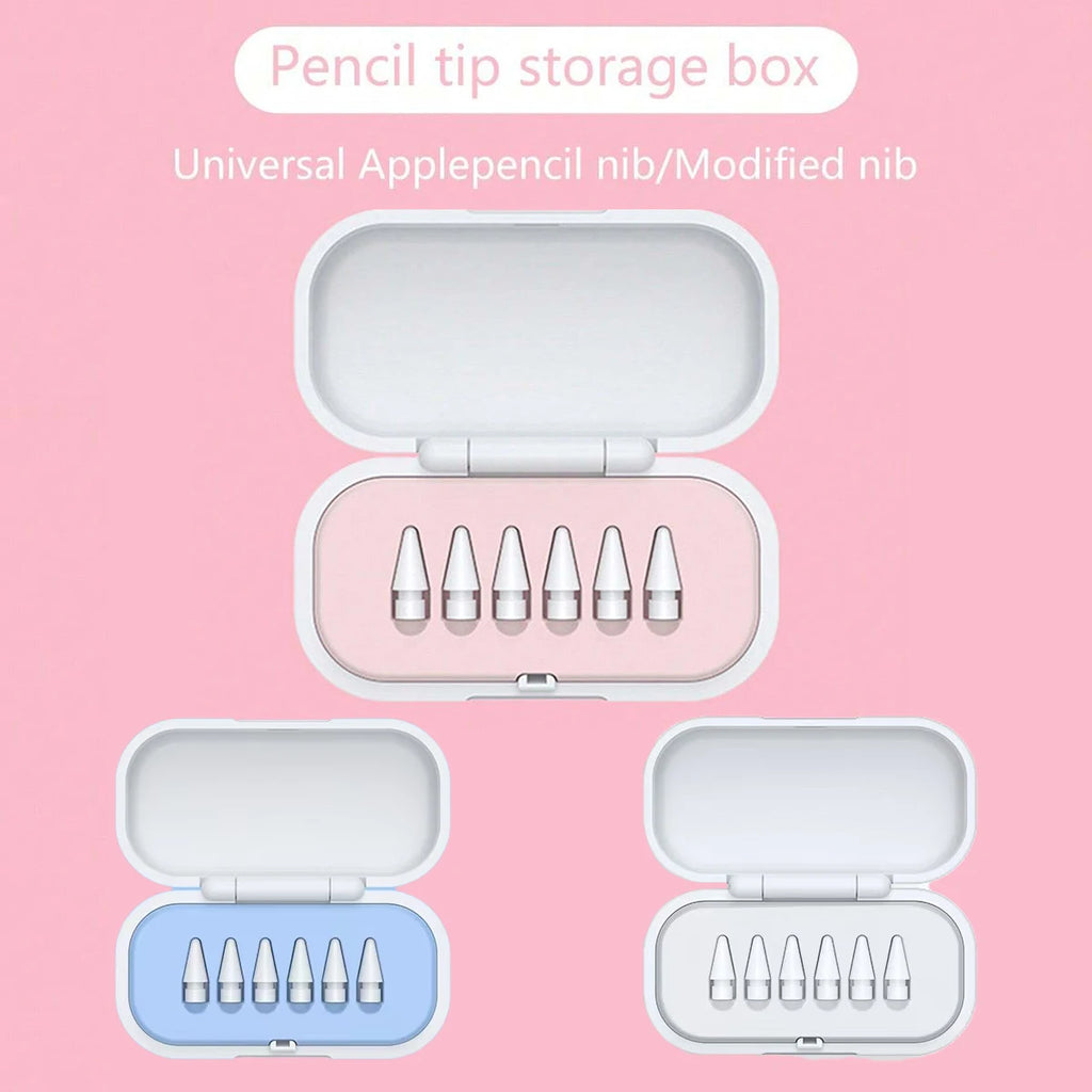 1 Replacement Pencil Tip Storage Box Compatible Apple's First Second Qme