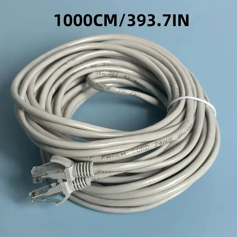 1PCS Cat5e Ethernet Cable with Crystal Head 1m High Speed Network Cable for Computer Broadband Internet Connection Twisted Pair Qme