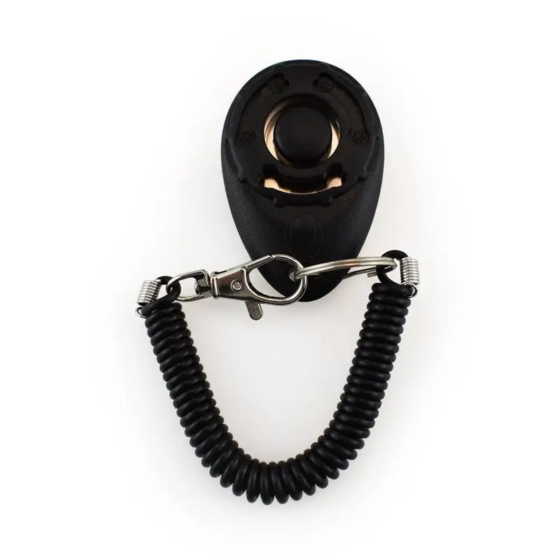 Key Chain Dog Training Clicker Aid Repeller Supplies Adjustable Wrist Qme A2